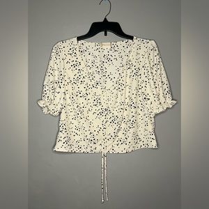Altar’d State - White and Black Blouse